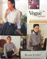 2136 R LAUREN YOKE COLLAR LS SHIRT PATTERN 6-10, 12-16